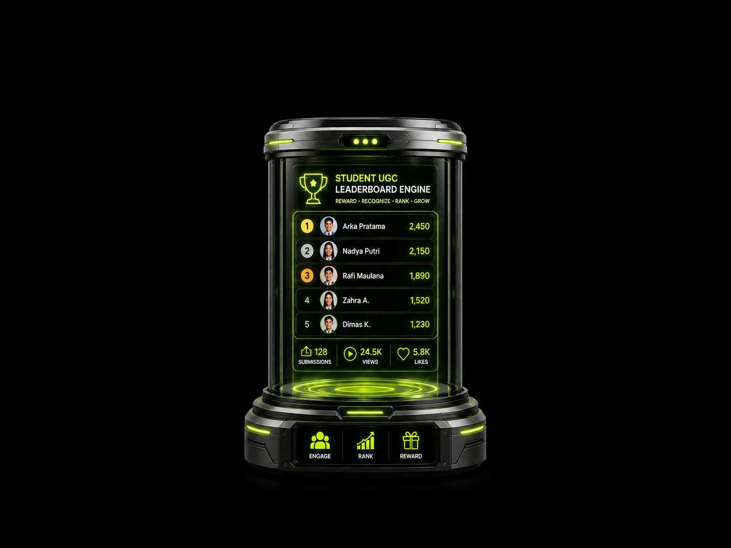 Student UGC Leaderboard Engine